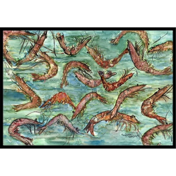 Jensendistributionservices Catch Of Shrimp Indoor & Outdoor Mat, 18 x 27 in. MI2556062 - main